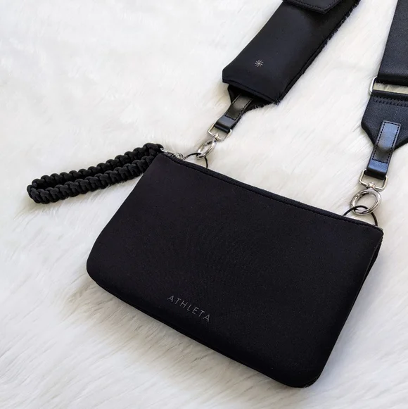 Athleta Revive Modular Black Crossbody Bag Like New - Picture 2 of 14